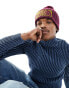 The North Face Heritage Ski Tuke chunky knit beanie in burgundy