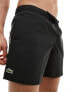 Lacoste logo swim shorts in black