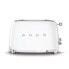 SMEG toaster TSF01WHMEU (White) - 2 slice(s) - White - Steel - Plastic - Buttons - Level - Rotary - China - 950 W