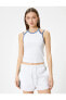 Топ Koton Crop Halter Colorblock