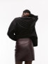 Фото #7 товара Topshop Tall leather look split detail mini skirt in oxblood