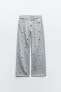 Trf eyelet high-waist jeans