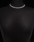 ფოტო #4 პროდუქტის Baguette Crystal All-Around Collar Tennis Necklace, 15" + 3" extender, Created for Macy's