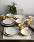 Colorwave Coupe 16-Pc. Dinnerware Set, Service for 4