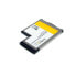Фото #4 товара StarTech.com 2 Port Flush Mount ExpressCard 54mm SuperSpeed USB 3.0 Card Adapter with UASP Support - ExpressCard - USB 3.2 Gen 1 (3.1 Gen 1) - Black - NEC uPD720200 - 0 - 85 °C - -65 - 125 °C