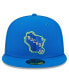 Фото #4 товара Men's Blue Milwaukee Bucks 2023/24 City Edition Alternate 59FIFTY Fitted Hat