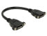 Delock 0.5m F-F - DisplayPort - DisplayPort - Female - Female - 1920 x 1080 pixels - Black