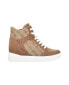 ფოტო #2 პროდუქტის Women's Blairin Logo Hidden Wedge Lace-up Sneakers