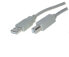 Фото #1 товара ShiverPeaks BS77022 - 1.8 m - USB A - USB B - USB 2.0 - 480 Mbit/s - Grey