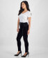 Фото #3 товара Petite Velvet Skinny Pants, Created for Macy's