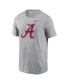 Фото #2 товара Men's Heather Gray Alabama Crimson Tide Primetime Evergreen Logo T-Shirt