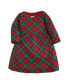 ფოტო #3 პროდუქტის Toddler Girls Cotton Dresses, Christmas Plaid 2pck