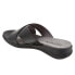 Фото #5 товара Softwalk Tillman S1502-001 Womens Black Narrow Leather Slides Sandals Shoes