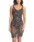 Фото #1 товара Платье пляжное с принтом гепарда Bar III Night And Day для женщин