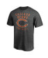 Фото #3 товара Men's Heathered Charcoal Chicago Bears Showtime Logo T-shirt