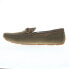 Rockport Rhyder Tie Slipper CI7200 Mens Brown Nubuck Moccasin Slippers Shoes