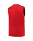 Фото #2 товара Men's Red Chicago Bulls Big Tall Birdseye Muscle Tank Top