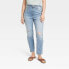 Фото #3 товара Women's High-Rise 90's Slim Jeans - Universal Thread Light Blue 4 Short