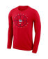 ფოტო #2 პროდუქტის Men's Red Gonzaga Bulldogs Basketball Icon Legend Performance Long Sleeve T-shirt