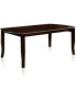 Фото #1 товара Rohrig Dark Wood Rectangular Dining Table