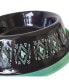 Eco-friendly Non Skid Boho Stainless Steel Dog Bowl - Black