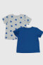 Mickey Mouse Erkek Bebek Koyu Mavi Hmm T-Shirt