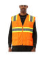 ფოტო #2 პროდუქტის Men's Hi Vis Orange Safety Work Vest