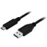 Фото #1 товара StarTech.com USB to USB-C Cable - M/M - 1 m (3 ft.) - USB 3.0 - USB-A to USB-C - 1 m - USB A - USB C - USB 3.2 Gen 1 (3.1 Gen 1) - 5000 Mbit/s - Black