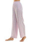 Фото #7 товара Women's Printed Flannel Pajama Pants