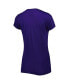 ფოტო #3 პროდუქტის Women's Purple, Gold Los Angeles Lakers Badge T-shirt and Pajama Pants Sleep Set