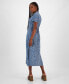 Фото #2 товара Women's Collared- Button-Down Midi Dress