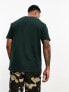 ASOS DESIGN relaxed t-shirt in green with front art print