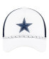 Фото #1 товара Men's White/Navy Dallas Cowboys Court Sport Foam Front A-Frame 9FORTY Adjustable Trucker Hat