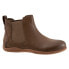 Фото #1 товара Softwalk Highland S2053-069 Womens Brown Leather Slip On Chelsea Boots