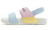 Фото #1 товара Сандалии спортивные Noritake x New Balance для мужчин и женщин, модель 画家联名, цвет синий-розовый-желтый