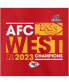 Men's Red Kansas City Chiefs 2023 AFC West Division Champions Conquer T-shirt