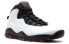 Jordan Air Jordan 10 Retro Chicago Bulls 芝加哥 中帮 复古篮球鞋 男款 白红 2012 / Кроссовки Jordan Air Jordan 310805-100