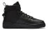 Nike Air Force 1 Mid Triple Black GS AJ0424-003 Sneakers
