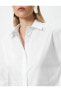Beyaz Kadın Gömlek 4SAK60106PW
