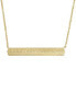ფოტო #4 პროდუქტის Harlow Linear Texture Gold-Tone Stainless Steel Chain Necklace