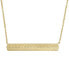 Фото #4 товара Harlow Linear Texture Gold-Tone Stainless Steel Chain Necklace