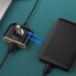Фото #11 товара Adapter przejściówka HUB 4w1 USB Adapter USB3.0 TO USB3.0*1+USB2.0*3 1m Black