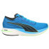 Фото #1 товара Puma Deviate Nitro Wildwash Running Mens Blue Sneakers Athletic Shoes 37622301