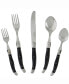 Фото #2 товара Laguiole 20-Piece French Black Flatware Set, Service for 4