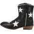 Laredo Star Girl ToolInlay Round Toe Cowboy Womens Black Casual Boots 51015