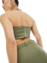 Фото #5 товара Missyempire bandeau top co-ord in khaki