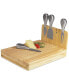 Toscana® by Asiago Rubberwood Cheese Board & Tools Set