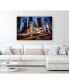 20" x 16" Times Square Rays of Light I Museum Mounted Canvas Print