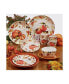 Фото #7 товара Harvest Splash Dinner Plate, Set of 4