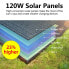 Leichte Solar-Falttasche 120W